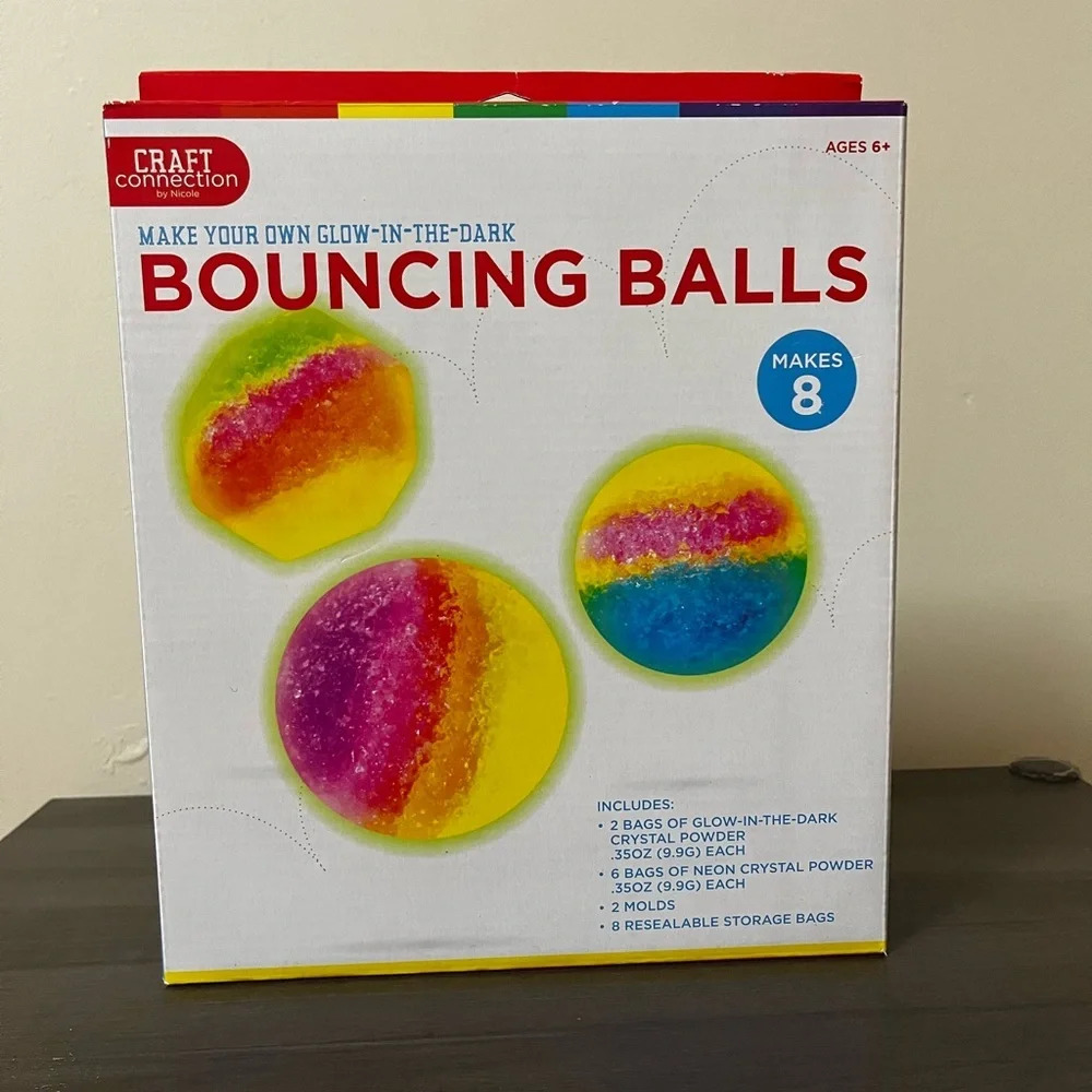 Bouncy Ball Craft Kit- Glow in the dark